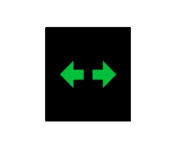Einen eingeschalteten Blinker erkennst Du an der grünen Kontrollleuchte Die Grafik zeigt die grüne Kontrollleuchte für die Blinker am Auto.