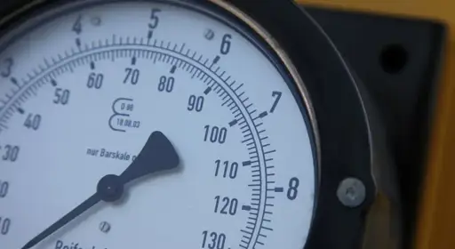 Reifendruck Der Reifendruck wird gemessen